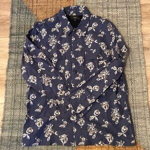 Vince floral shirt jacket in size large